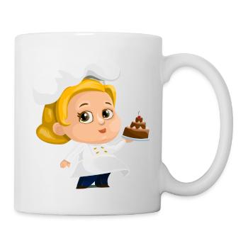 Köchin - Tasse - Weiß - Rechts