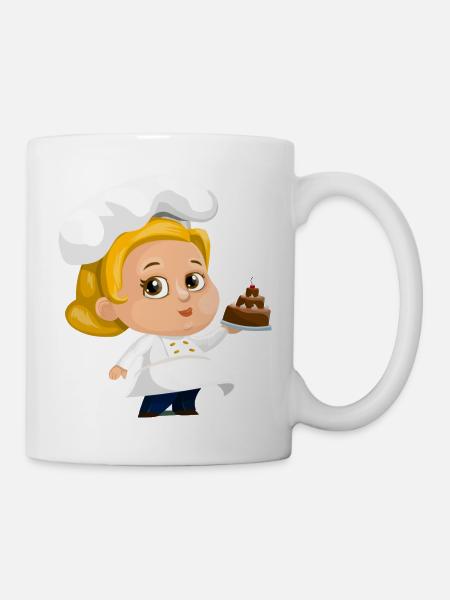 Köchin - Tasse - Weiß