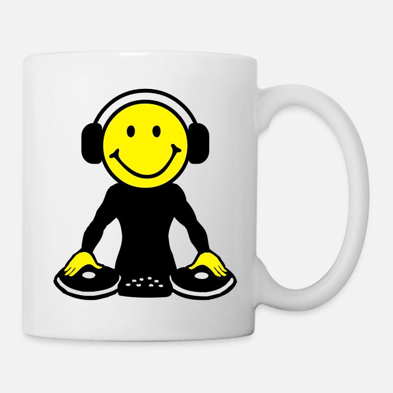 DJ - Mug blanc - blanc