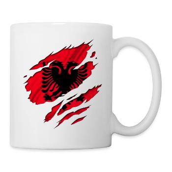 albania design dragon - Mug - white - Right