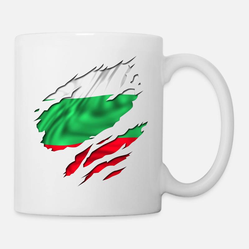 drapeau flag football pays des - Mug blanc - blanc