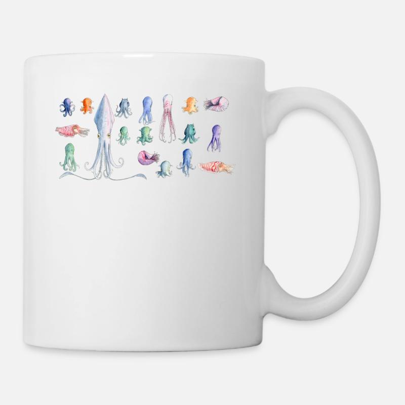 Octopus rapport - Mug - white