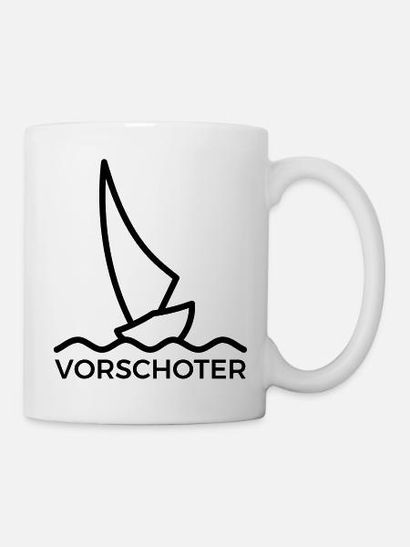 Vorschoter / segeln - Tasse - Weiß