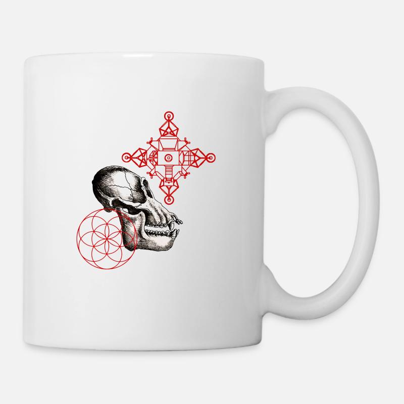 Mond-Australepithecus - Tasse - Weiß