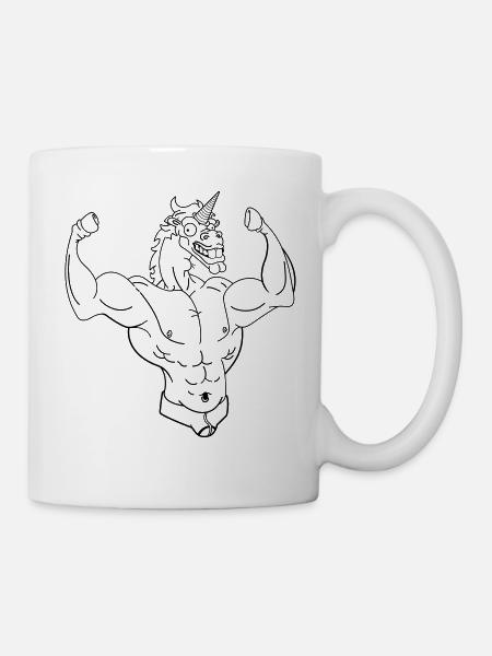 Pferdinant the unicorn - Mug - white