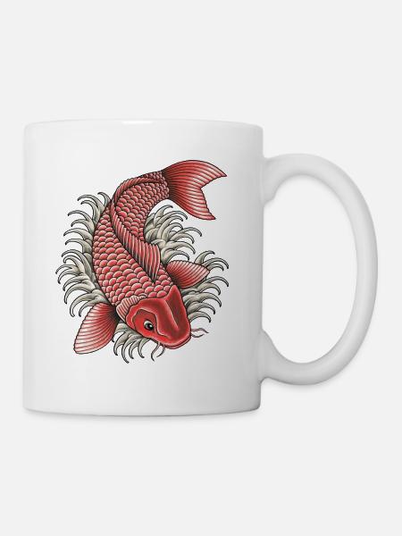 KOI TATTOO - Mug - white