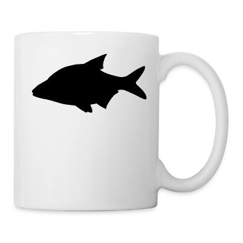 Fish silhouette bream - Mug - white - Right