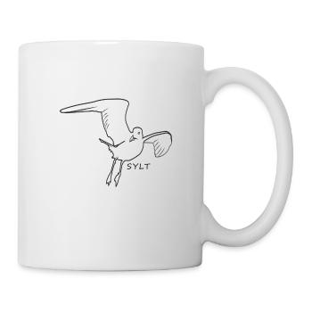Gull Sylt bird North Sea gift - Mug - white - Right
