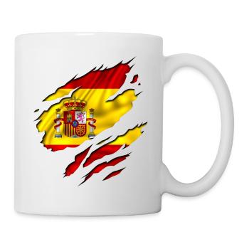 drapeau espagne españa - Mug blanc - blanc - Droite