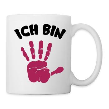 ich bin 5 - Tasse - Weiß - Rechts