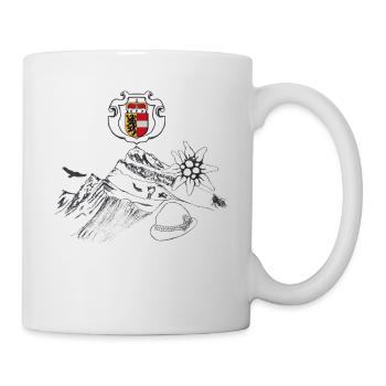 Salzburger Heimat - Tasse - Weiß - Rechts