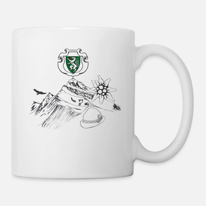 Maison styrienne - Mug blanc - blanc