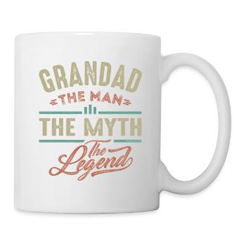 Grandad The Legend - Mug - white - Right