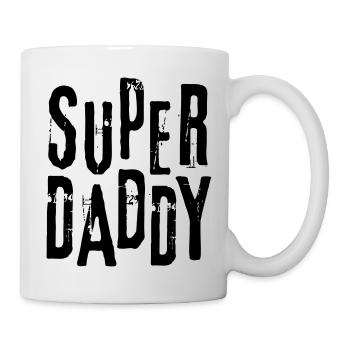 Bester Vater Papa Geschenk Vatertag Superdad - Tasse - Weiß - Rechts
