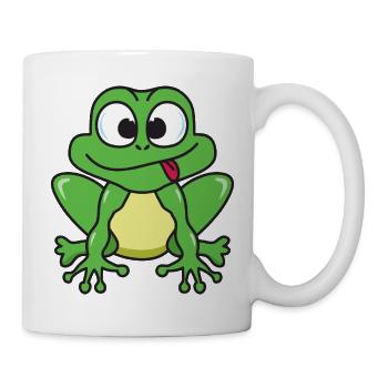 grenouille - Mug blanc - blanc - Droite