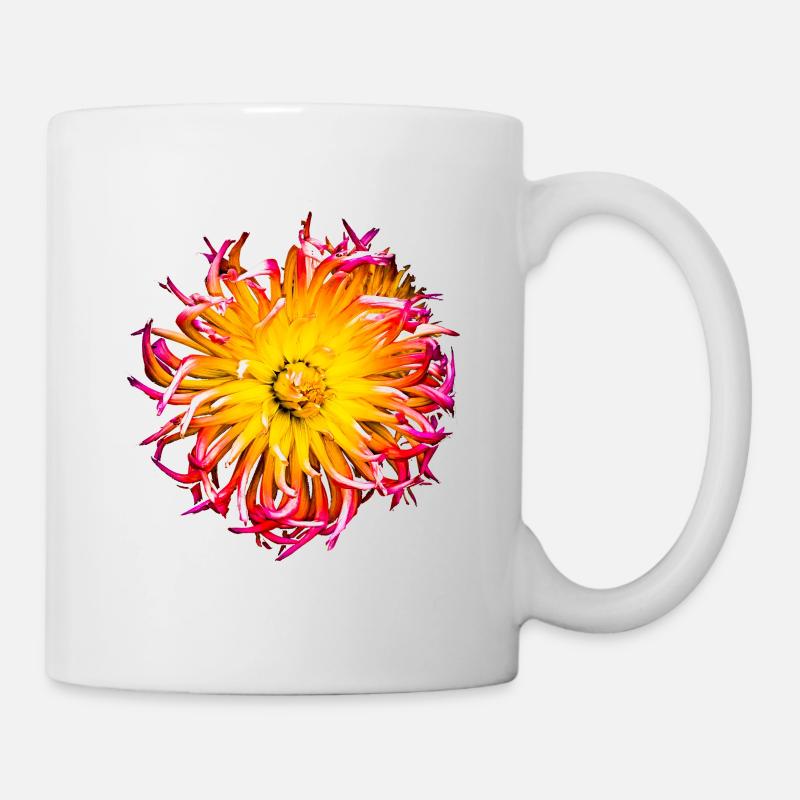 Bouquet de fleurs - Mug blanc - blanc