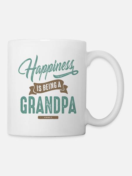 Happiness Grandpa - Mug - white