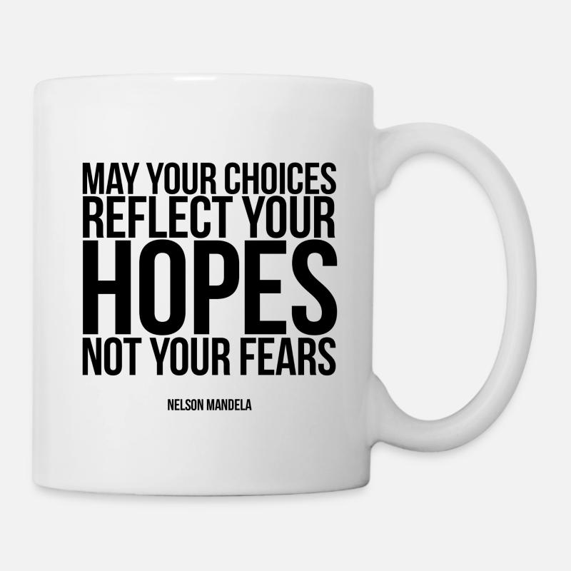 Citation de Nelson Mandela - Mug blanc - blanc