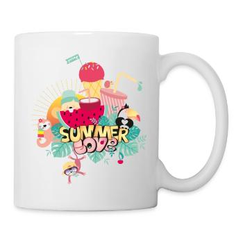 SUMMER LOVE IS DELICIOUS - Tasse - Weiß - Rechts
