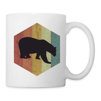 Bear brown bear bear polar bear polar bear gift - Mug - white - Right