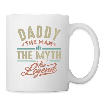 Daddy The Myth - Mug - white - Right