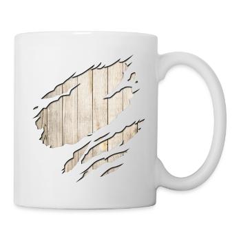 animal cute horse nature - Mug - white - Right