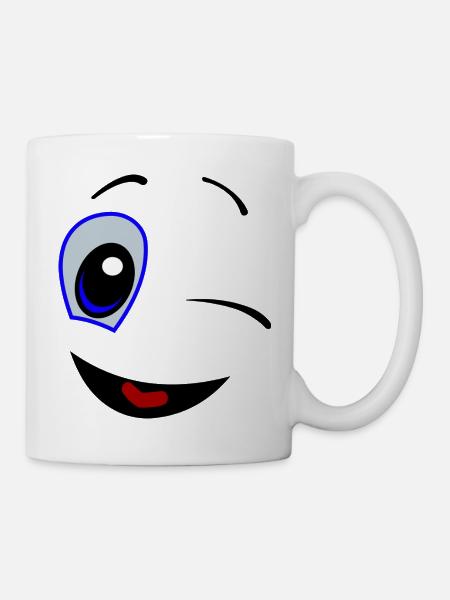 Smiley - Mug blanc - blanc