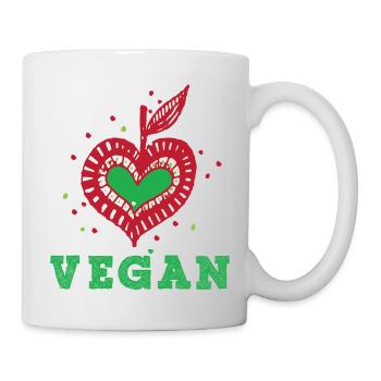 Idée de cadeau de végétarien végétarien - Mug blanc - blanc - Droite