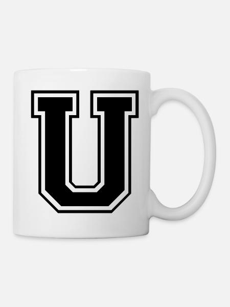 u - Tasse - Weiß