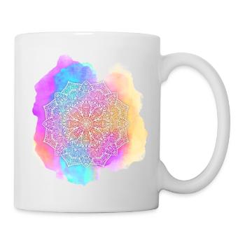 Mandala - Tasse - Weiß - Rechts
