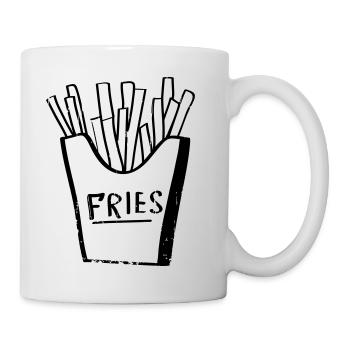 Fries! Deep fried fries - Mug - white - Right