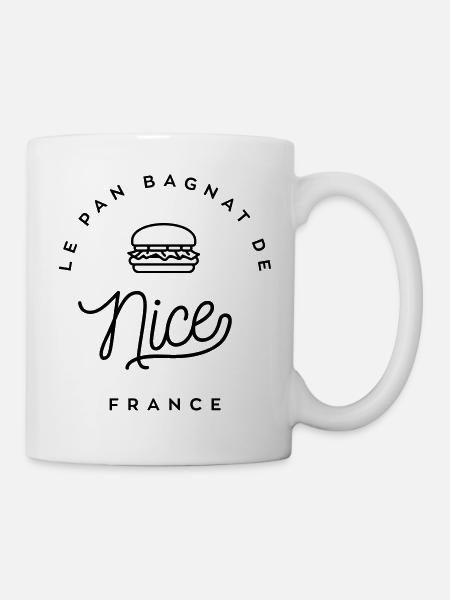 Le Pan Bagnat de Nice - France - Mug blanc - blanc