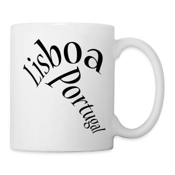 Lisboa - Lissabon - Tasse - Weiß - Rechts