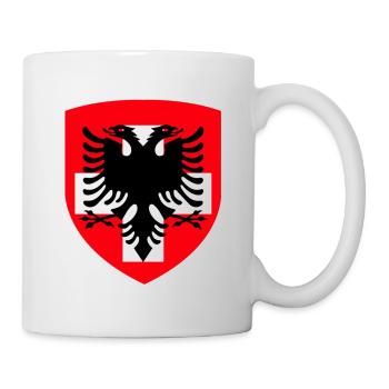 Albanien - Schweiz - Kosovo - Tasse - Weiß - Rechts