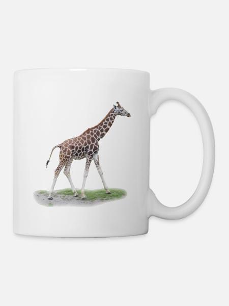 Junge Giraffe - Tasse - Weiß