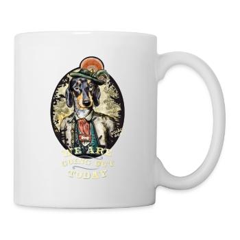Dackel - Tasse - Weiß - Rechts