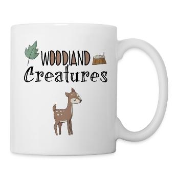 Les habitants de la forêt - Mug blanc - blanc - Droite
