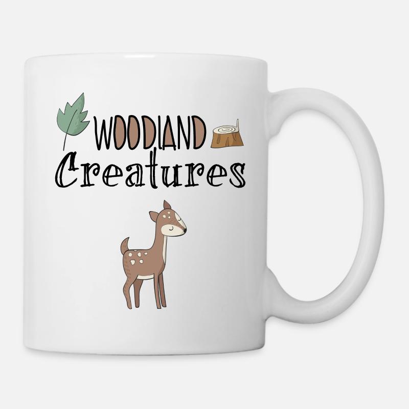 Waldbewohner - Tasse - Weiß