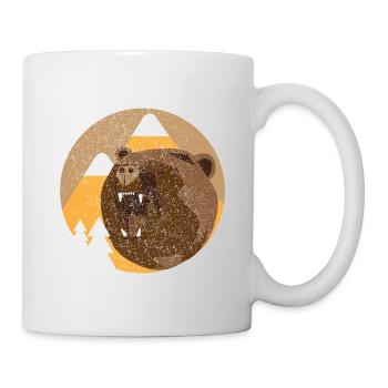 Minimalist Bear Gift Outdoor - Mug - white - Right