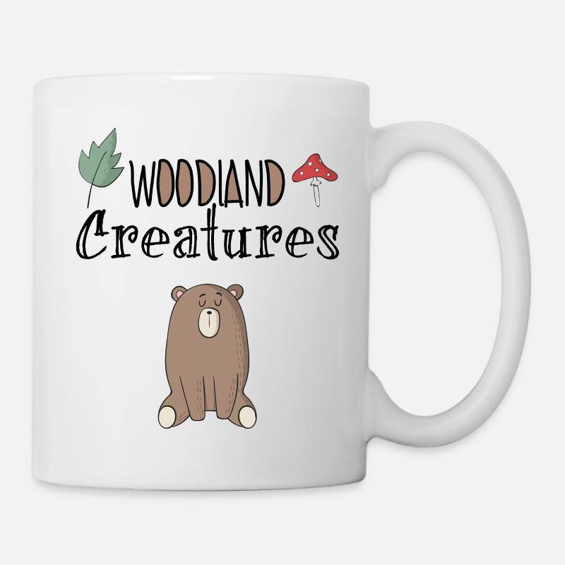 Wald - Tasse - Weiß
