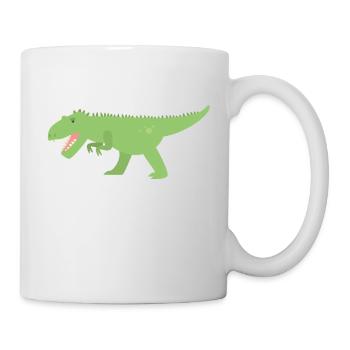 Dinosaurier - Tasse - Weiß - Rechts