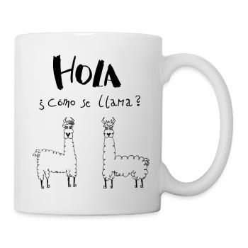 Lamas - Tasse - Weiß - Rechts