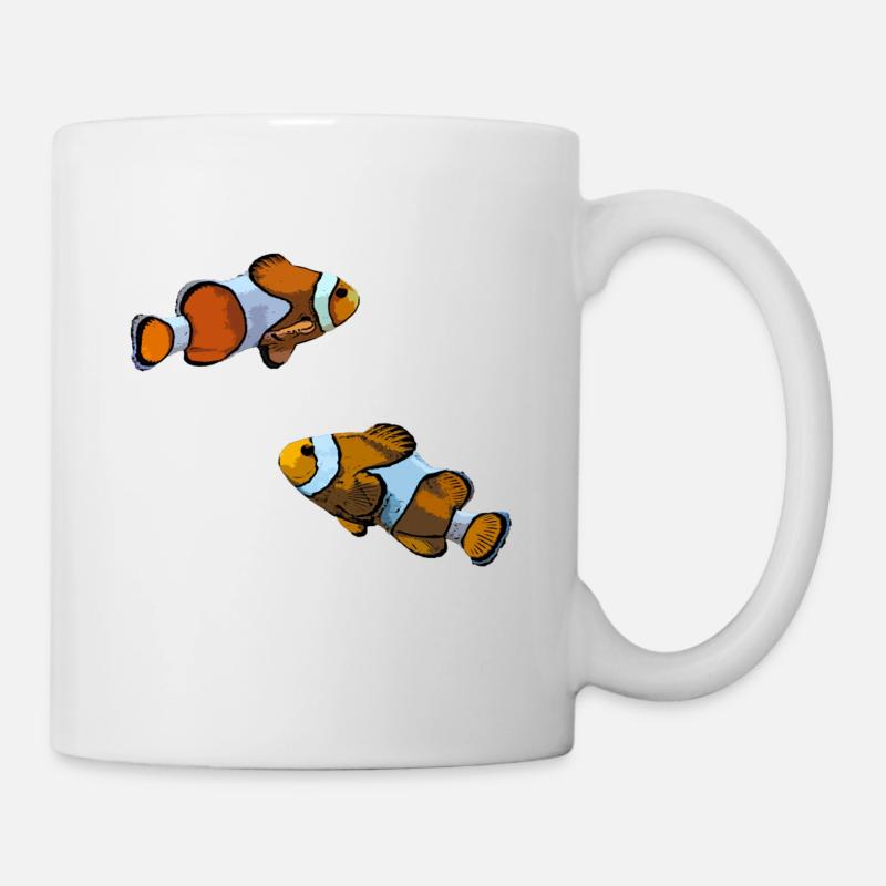 0029 Clown fish - Mug - white