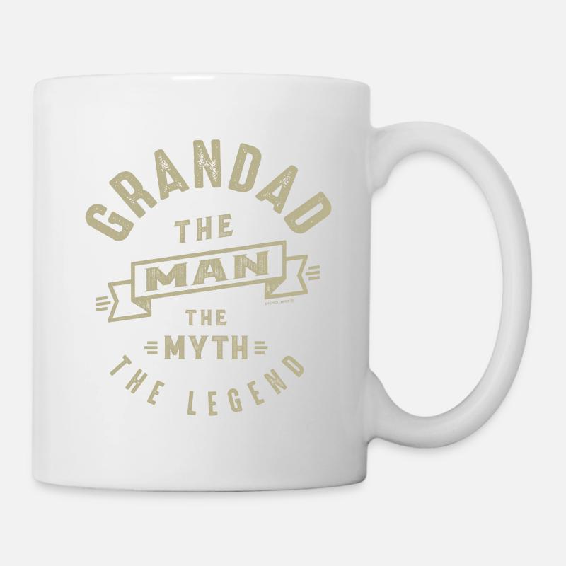 Papy Le Mythe - Mug blanc - blanc