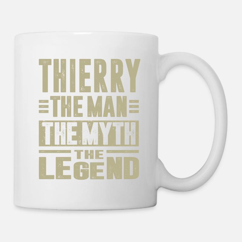 Thierry! T-shirts et Hoodies pour vous - Mug blanc - blanc