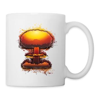 Explosion de bombe lumineux - Mug blanc - blanc - Droite
