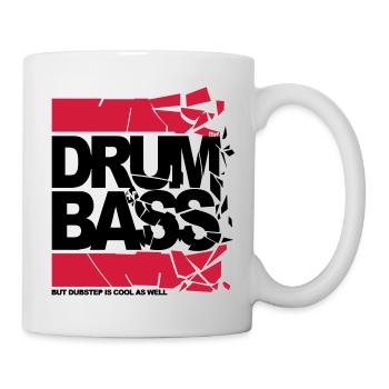 final dnb shattered - Tasse - Weiß - Rechts