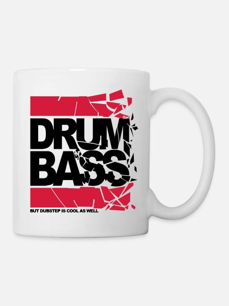 final dnb shattered - Tasse - Weiß