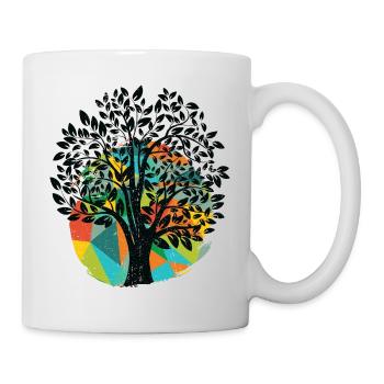 Tree of Life | Nature forest leaves tree branches life - Mug - white - Right