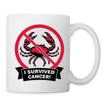 J'ai survécu à un cancer! (3C) - Mug blanc - blanc - Droite